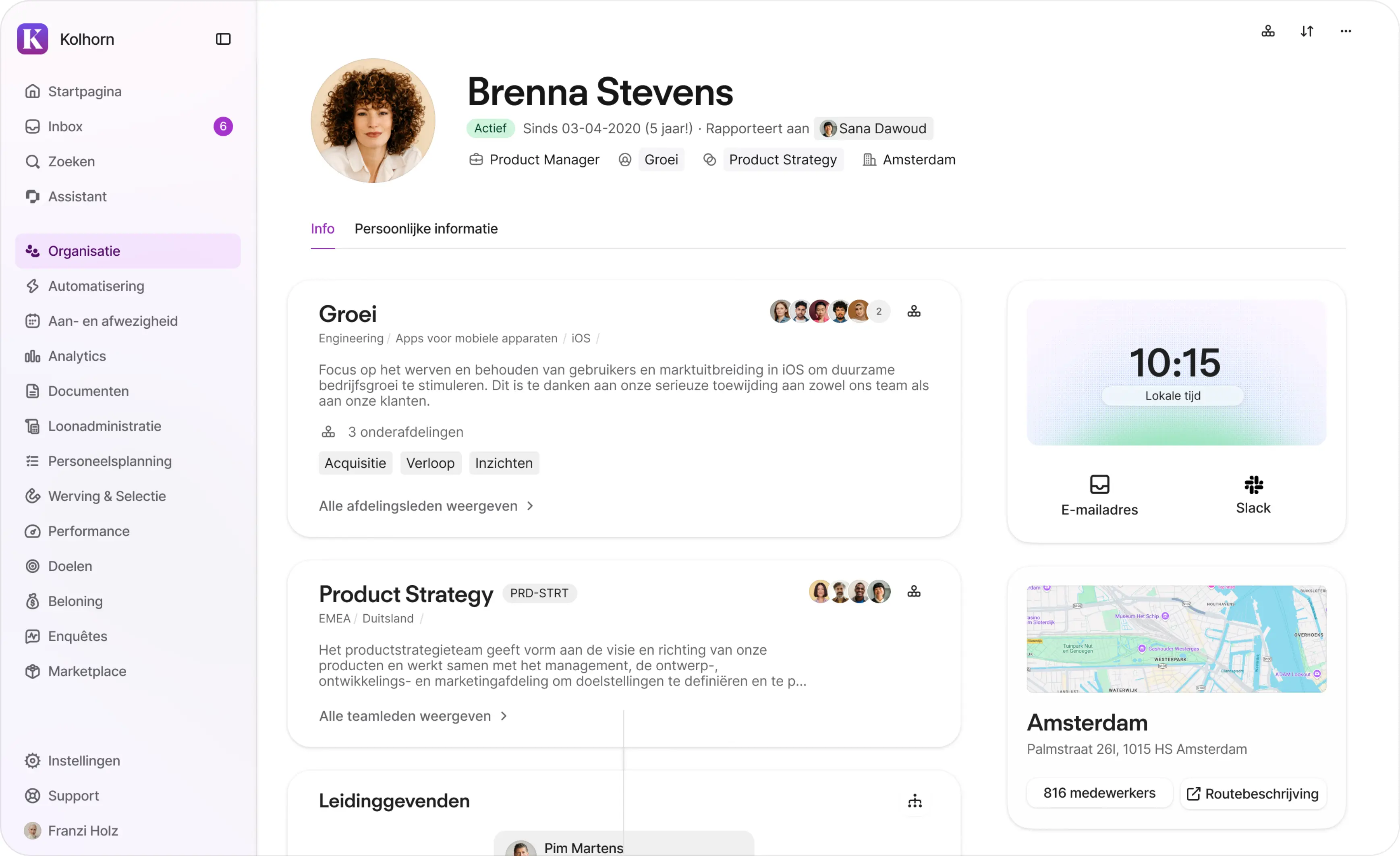 Growth (<200 medewerkers) product screenshot